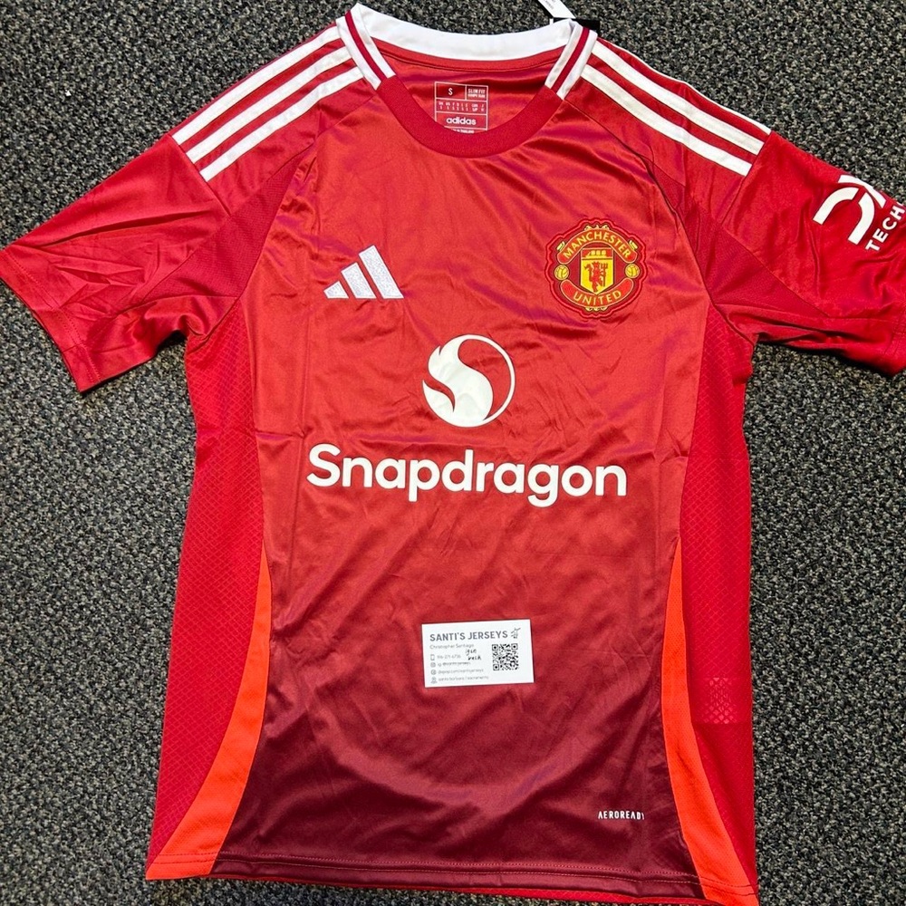 Adidas Red Manchester United Jersey 24/25 | Size Small